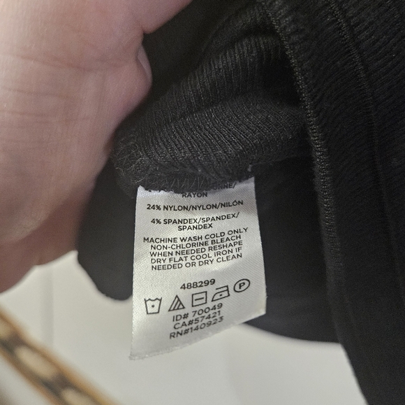 Loft Black Ribbed square neck sweater! - Picture 3 of 6